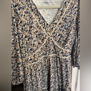 Baltic Born | Arlo Maxi Dress - Blue & Cream & Floral